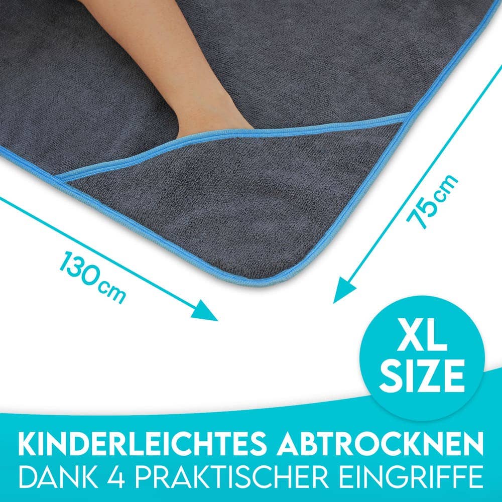 Mikrofaser Hundehandtuch – saugstark, weich & schnell trocken
