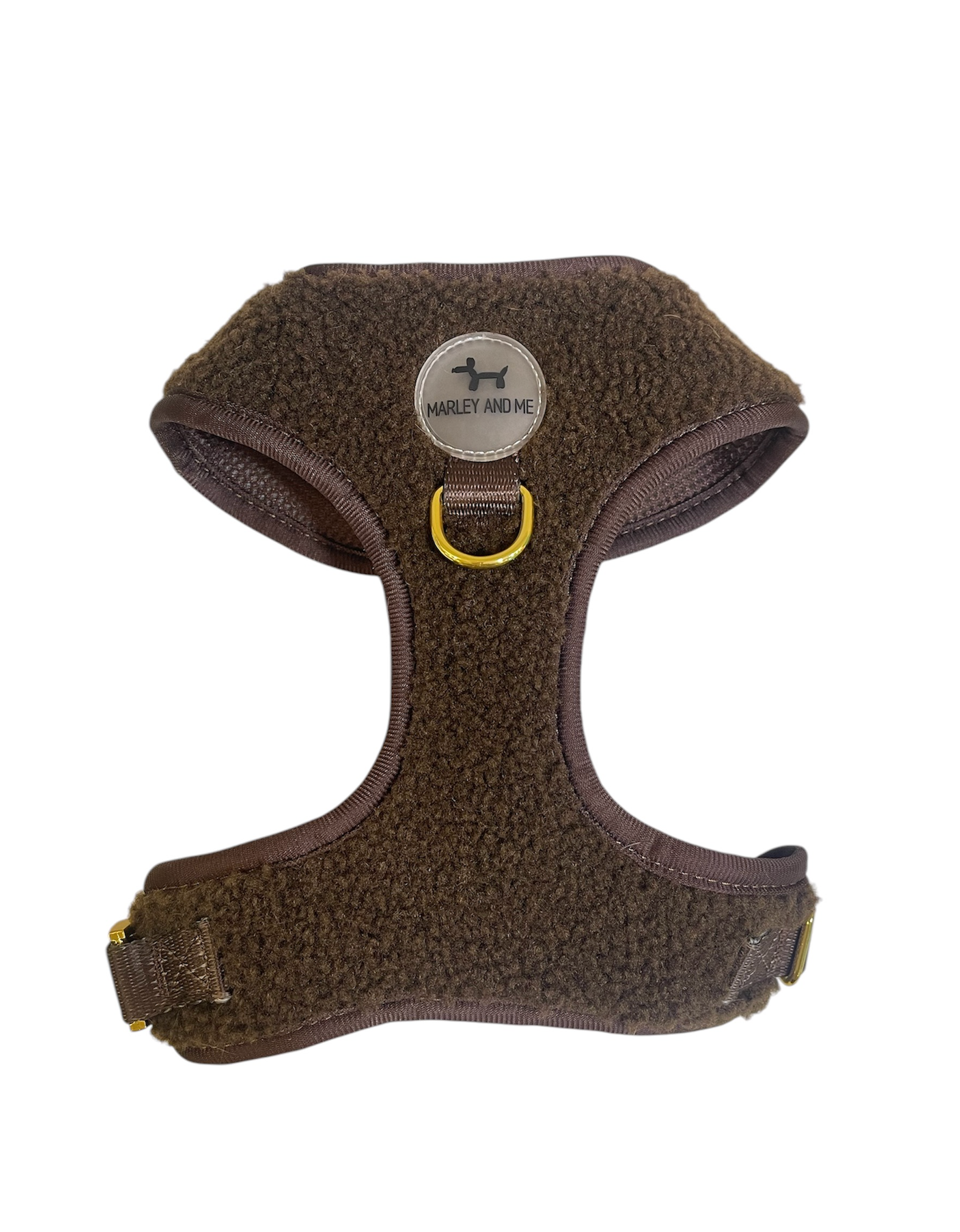 Teddy Hundegeschirr Coffee – weich & verstellbar