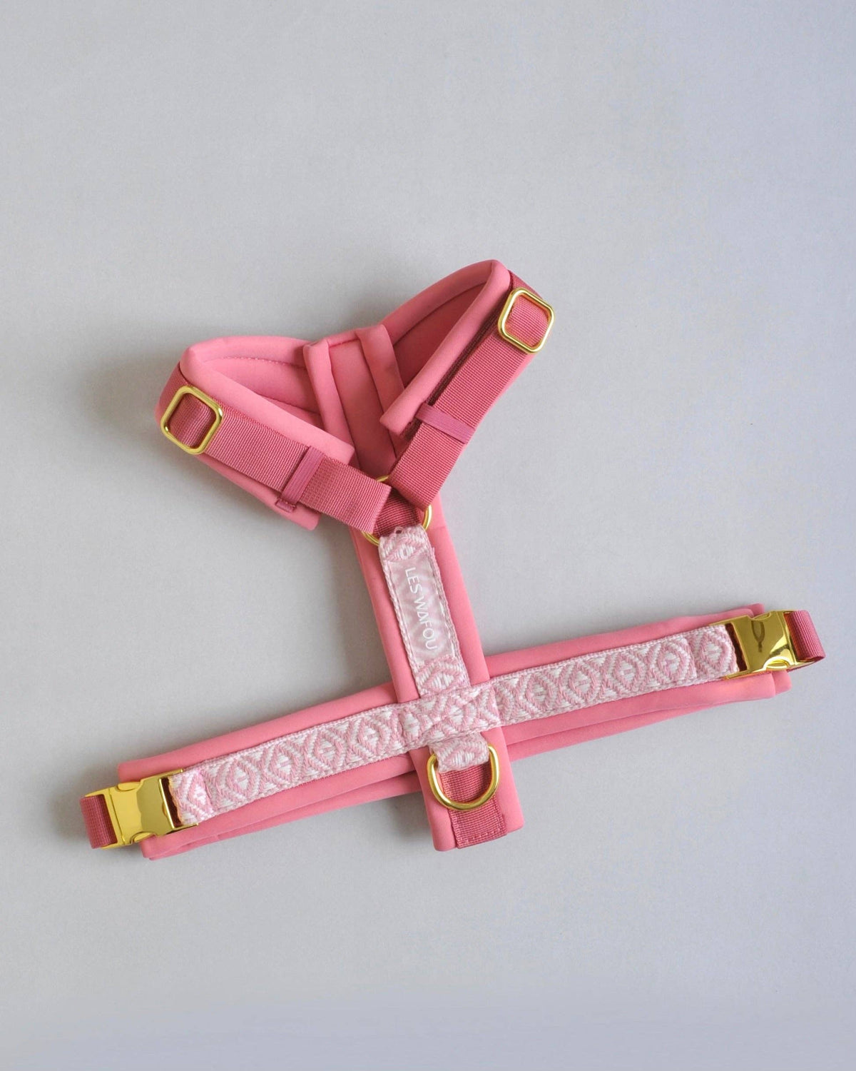 Premium Hundegeschirr Rose – Ultra weich & gepolstert