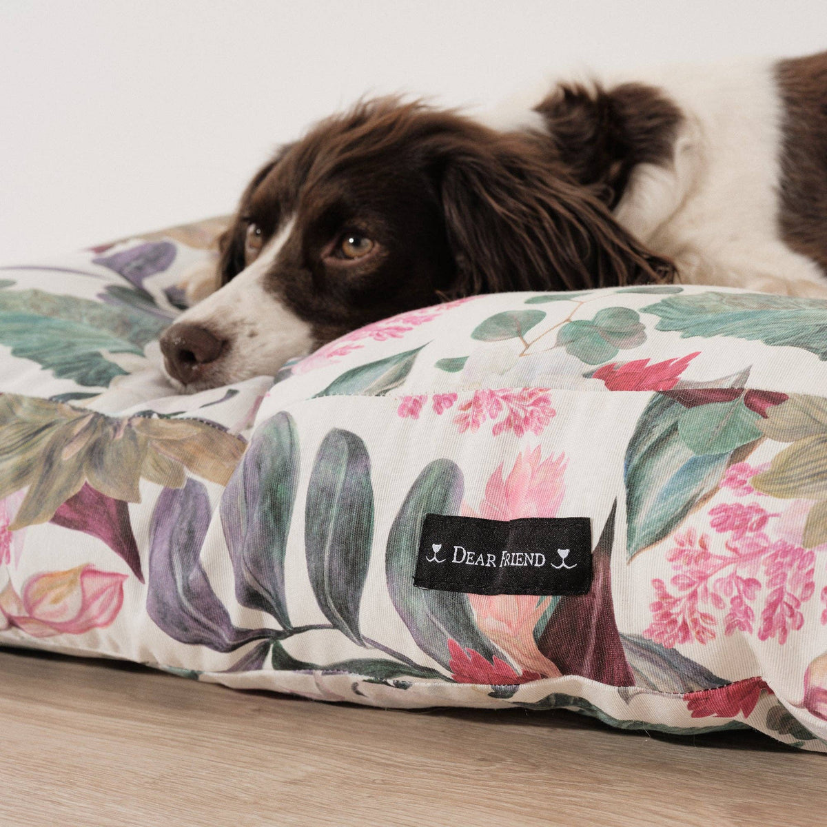 Komfort - Hundebett – 100% Baumwolle, ergonomische Polsterung - Pfotenlieblinge