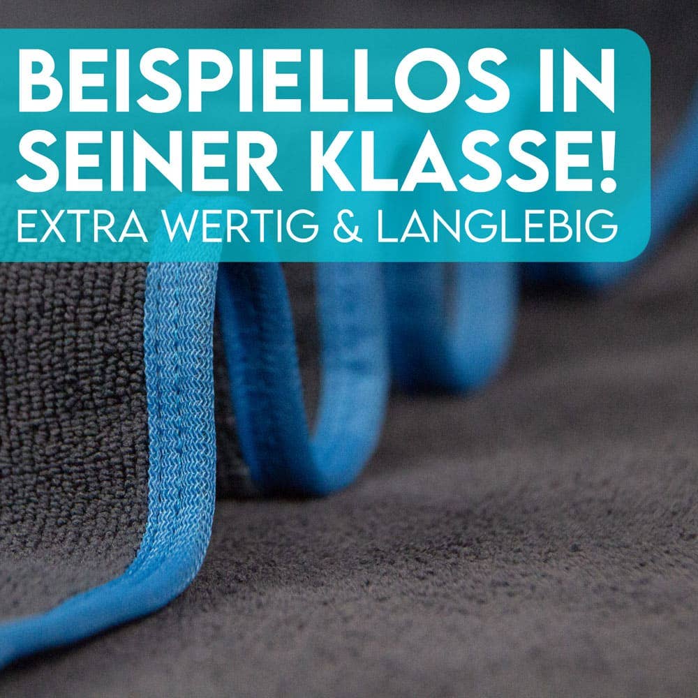 Mikrofaser Hundehandtuch – saugstark, weich & schnell trocken - Flokido