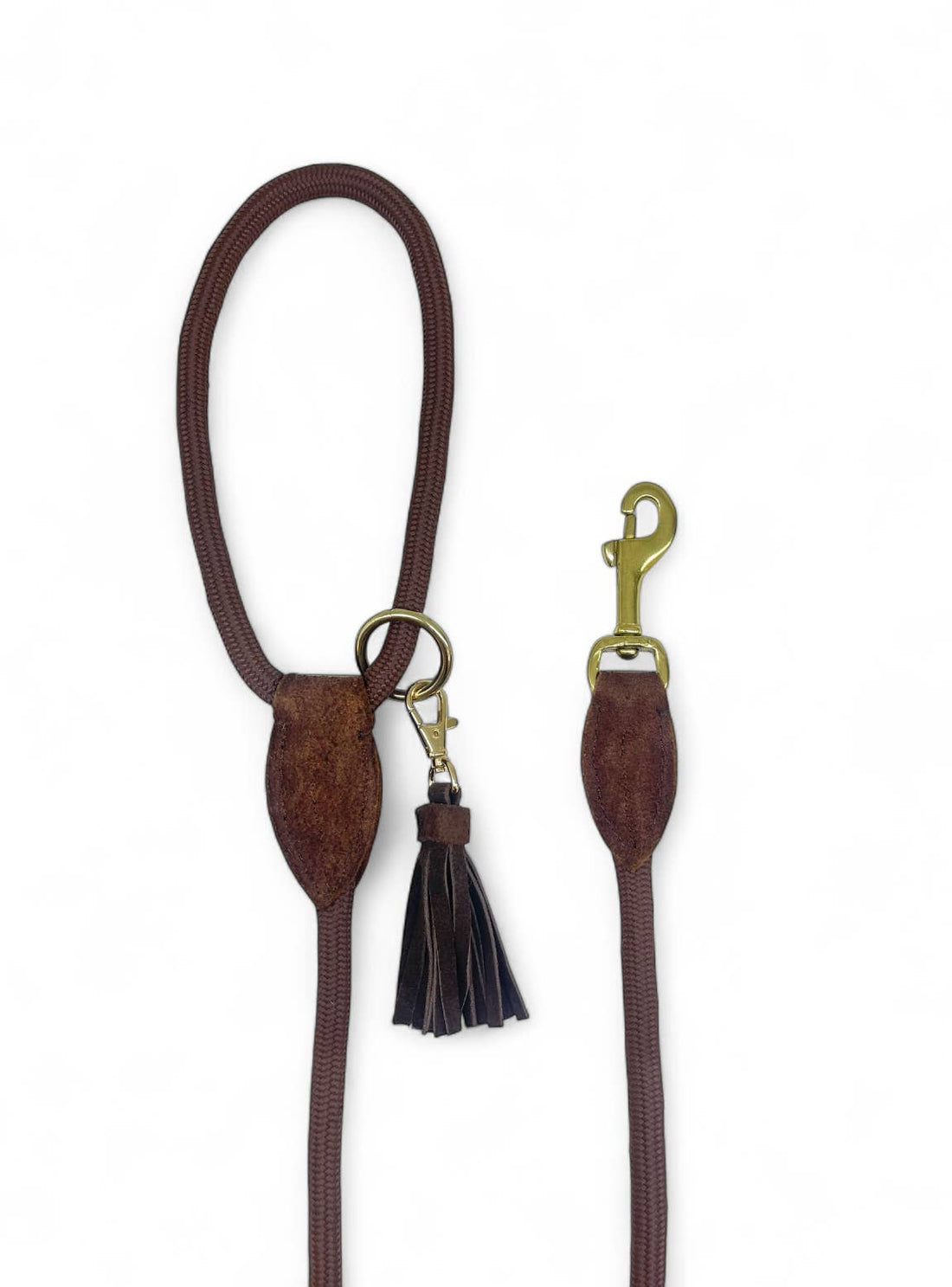 Iman Hundeleine 160 cm – Seil mit Wildlederdetails