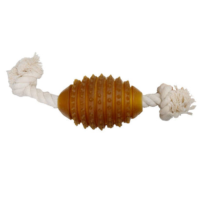 Rub Rugby Spike &amp; Rope Hundespielzeug - M