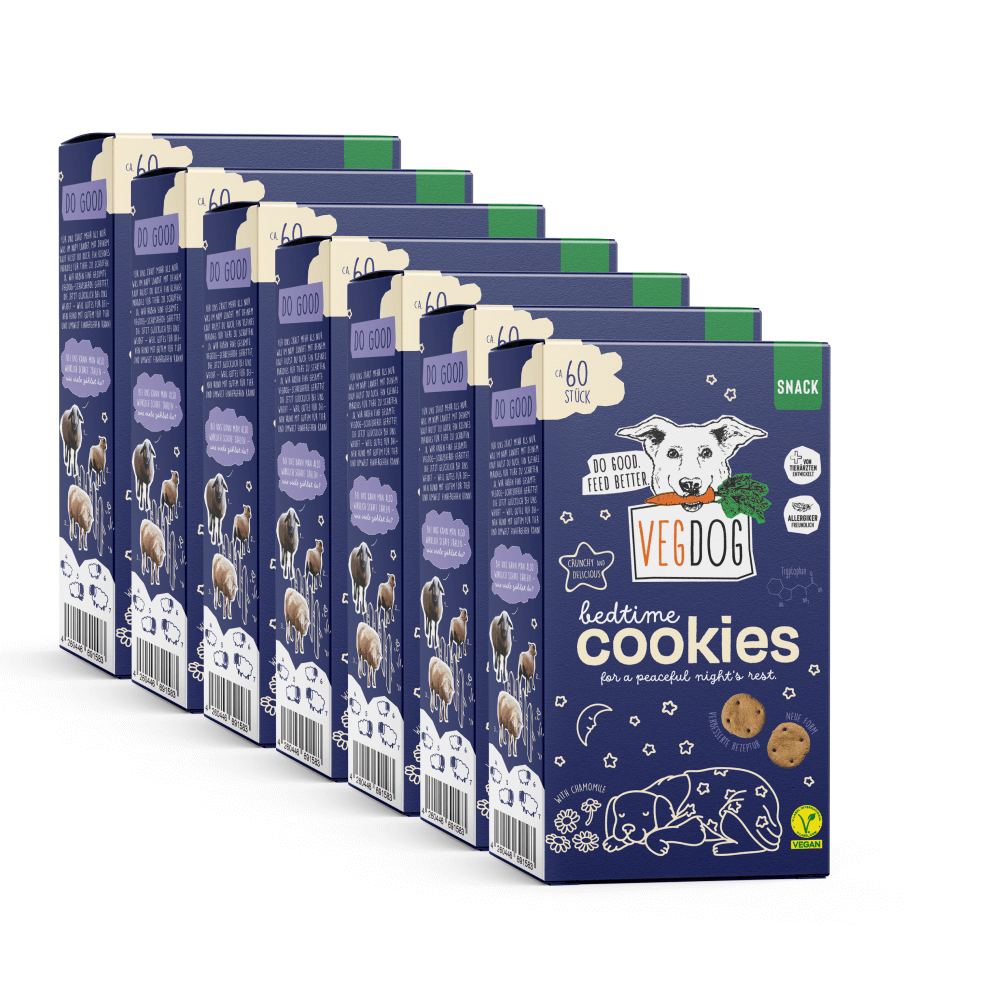 VEGDOG Bedtime Cookie – Beruhigender Gute-Nacht-Snack