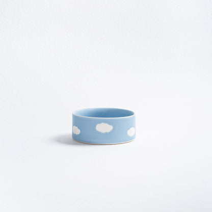 Cloud Futternapf 2er-Set aus Steinzeug | Rosa oder blau