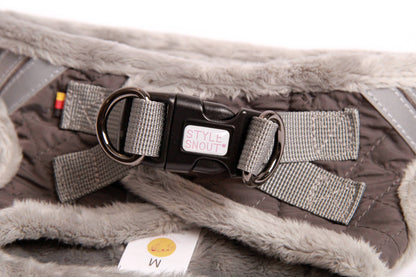 Hundegeschirr - Welpen, kleine Hunde - Soft&amp;Style - Grey