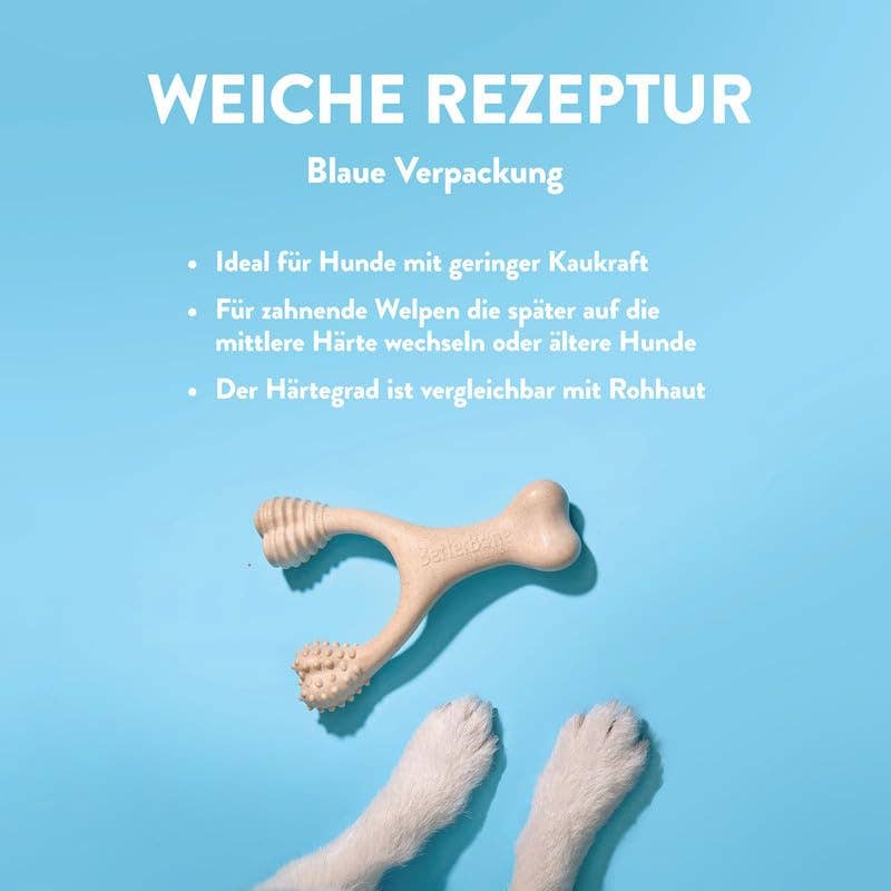 BetterBone Hunde Kauspielzeug Kauknochen -Small Soft Classic - Pfotenlieblinge