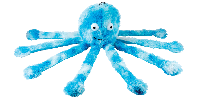 Oktopus Plüschtier – Kuscheln, Zerren &amp; Apportieren