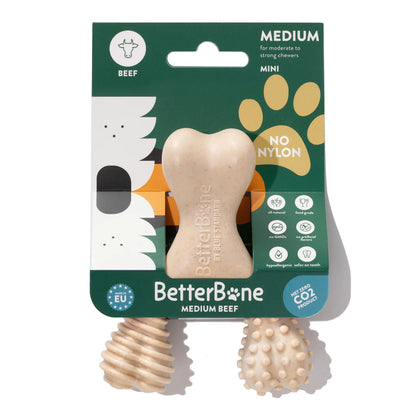 BetterBone Hundeknochen – Nachhaltig, Zahnfreundlich &amp; Langlebiges Kauspielzeug