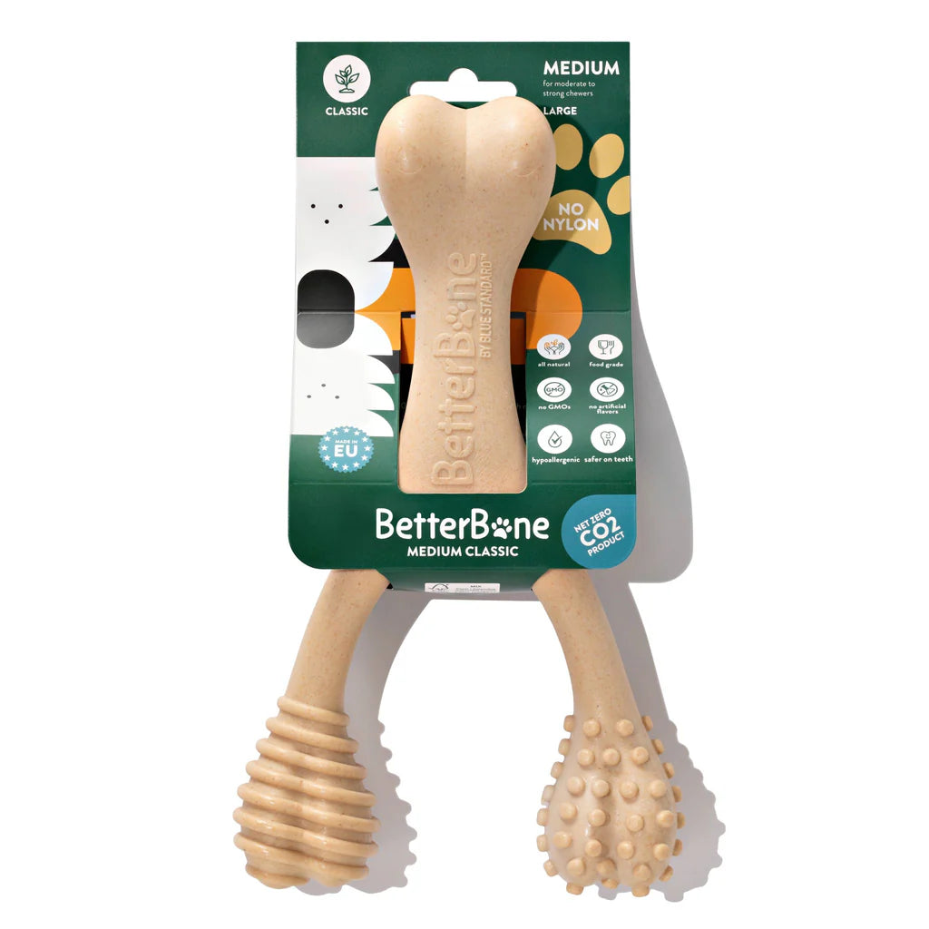 BetterBone Hundeknochen – Nachhaltig, Zahnfreundlich &amp; Langlebiges Kauspielzeug