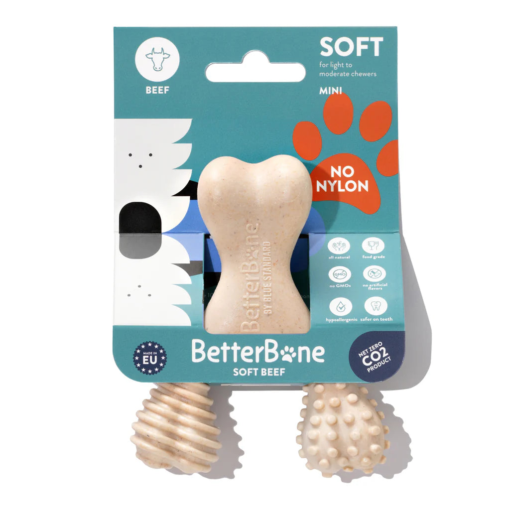 BetterBone Hundeknochen – Nachhaltig, Zahnfreundlich &amp; Langlebiges Kauspielzeug