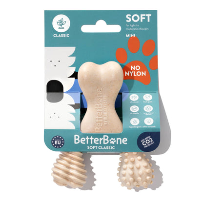 BetterBone Hundeknochen – Nachhaltig, Zahnfreundlich &amp; Langlebiges Kauspielzeug