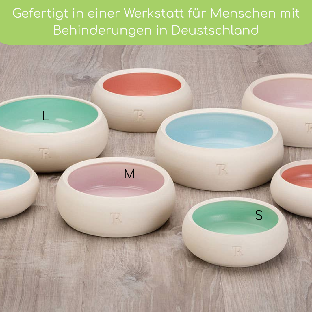 Keramiknapf PUR Pastell – Handgemacht, Bruchfest &amp; Zeitloses Design