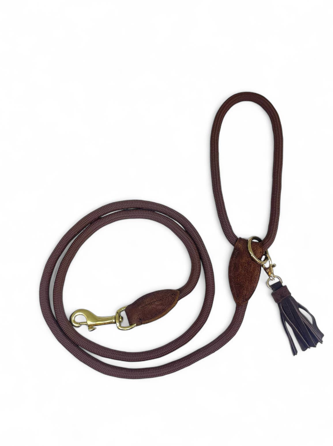 Iman Hundeleine 160 cm – Seil mit Wildlederdetails