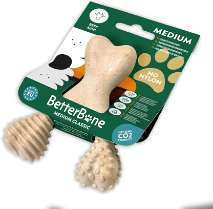BetterBone Hunde Kauspielzeug Kauknochen - Mini Medium Beef - Pfotenlieblinge