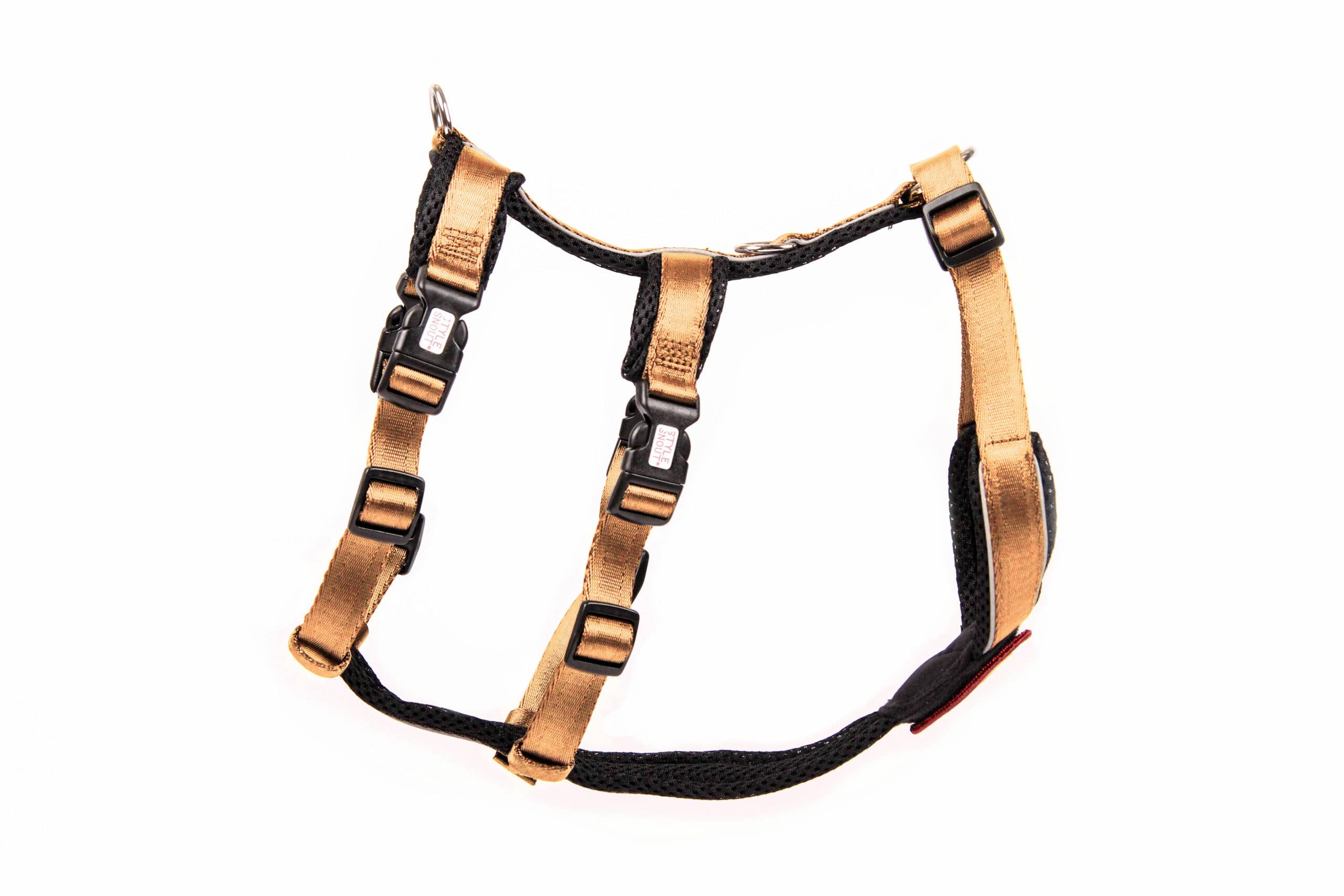 StyleSnout® Patch&amp;Safe Sicherheitsgeschirr – ausbruchsicher &amp; gepolstert gold