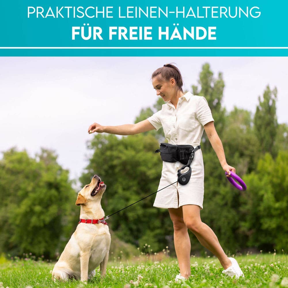 HUND IST KÖNIG® – Bauchtasche &amp; Futterbeutel in einem - Pfotenlieblinge