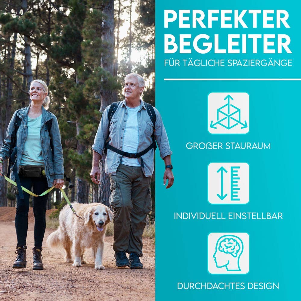 HUND IST KÖNIG® – Bauchtasche &amp; Futterbeutel in einem - Pfotenlieblinge