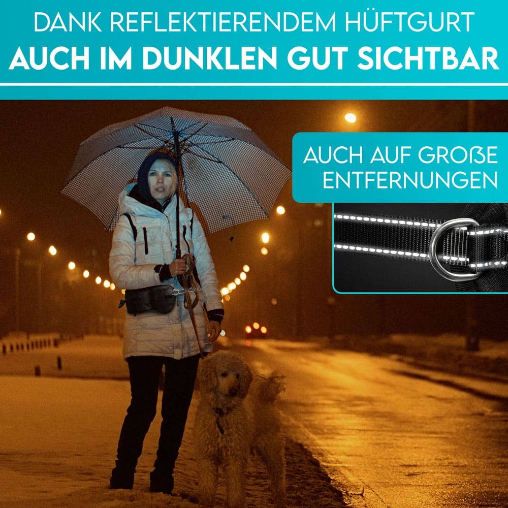 HUND IST KÖNIG® – Bauchtasche &amp; Futterbeutel in einem - Pfotenlieblinge