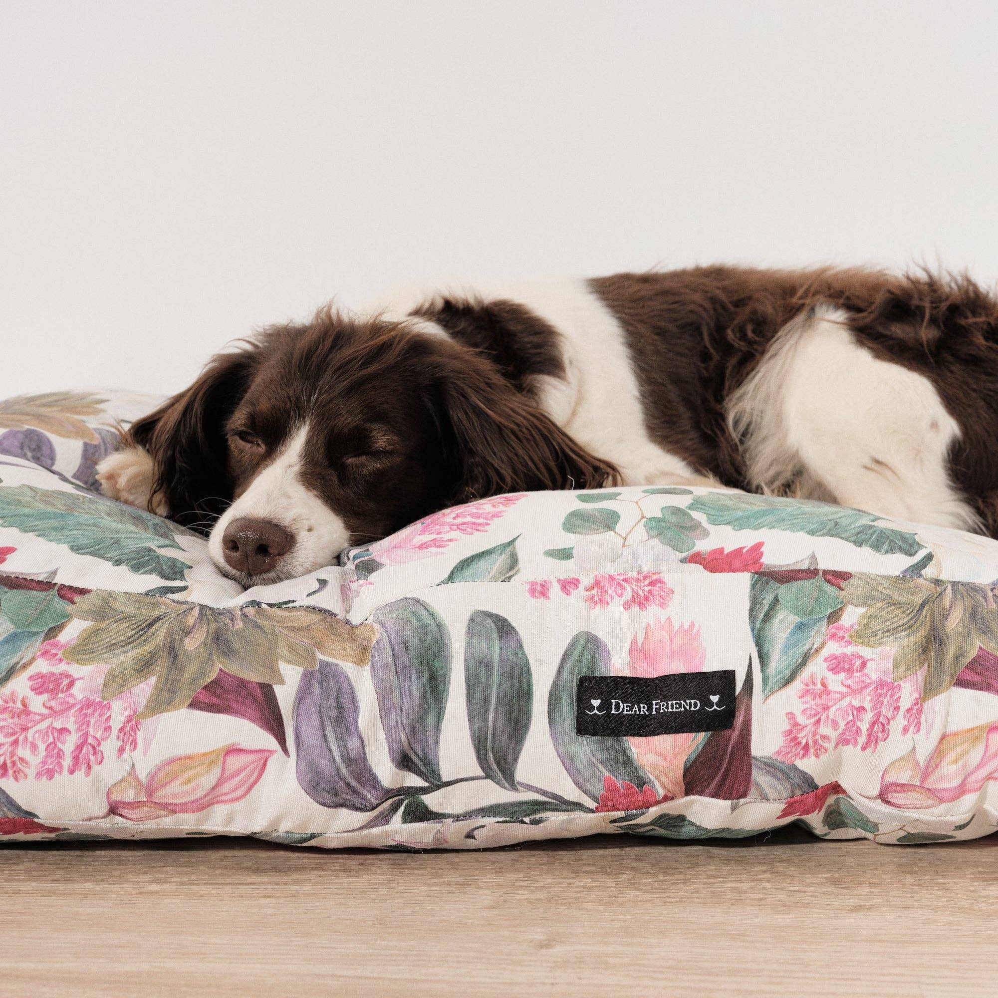 Komfort - Hundebett – 100% Baumwolle, ergonomische Polsterung - Pfotenlieblinge