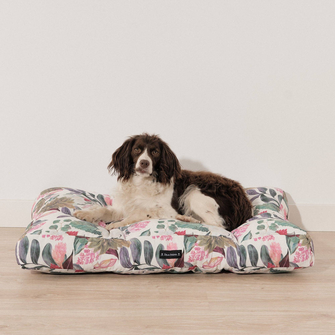 Komfort - Hundebett – 100% Baumwolle, ergonomische Polsterung - Pfotenlieblinge