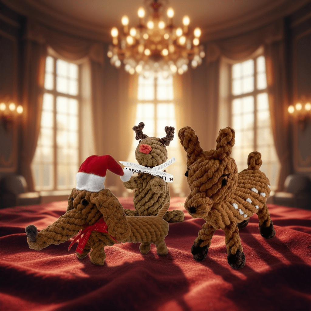 LABONI Weihnachts-Set – Shawn, Santa Sausage &amp; Rudi Rentier - Flokido