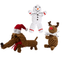 LABONI Weihnachts-Set – Shawn, Santa Sausage & Rudi Rentier - Flokido