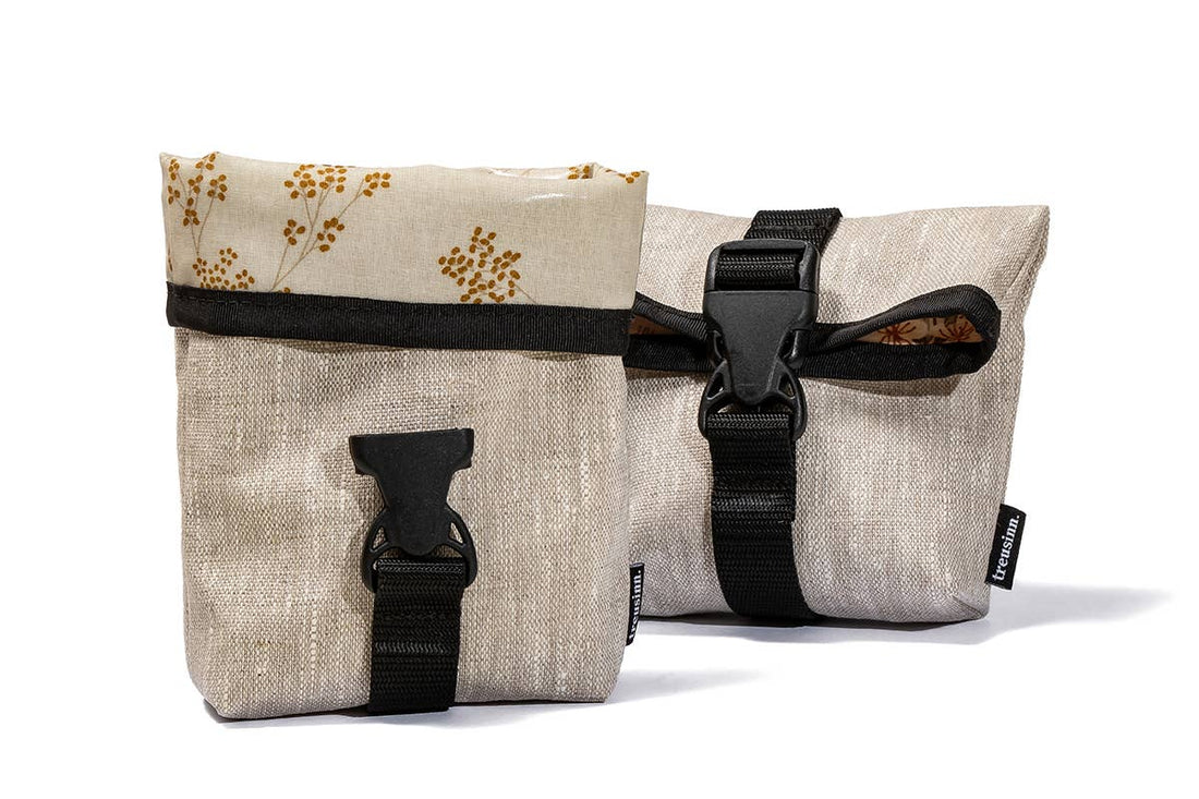 Leckerlitasche GOODY Leinen Flowers - Pfotenlieblinge