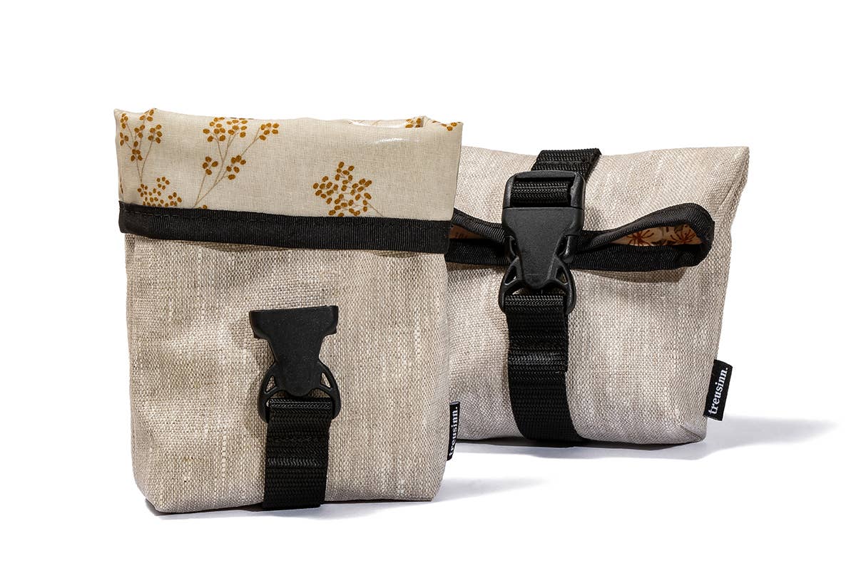 Leckerlitasche GOODY Leinen Flowers - Pfotenlieblinge