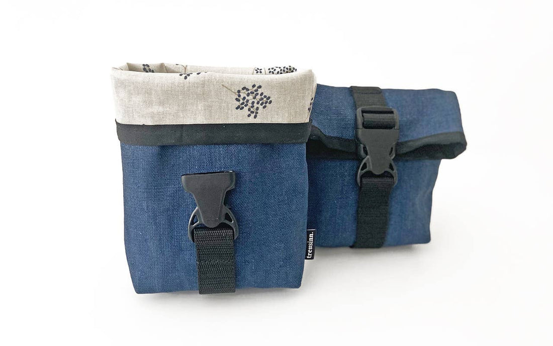Leckerlitasche GOODY Leinen Jeans - Pfotenlieblinge