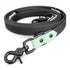 Outdoor SPORT Führleine – 3 - fach verstellbar, 230 cm – Schwarz/Mint - Pfotenlieblinge