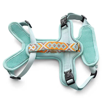 Très Chic Hundegeschirr – Komfort, Sicherheit &amp; Stil in Perfektion Mint/Orange