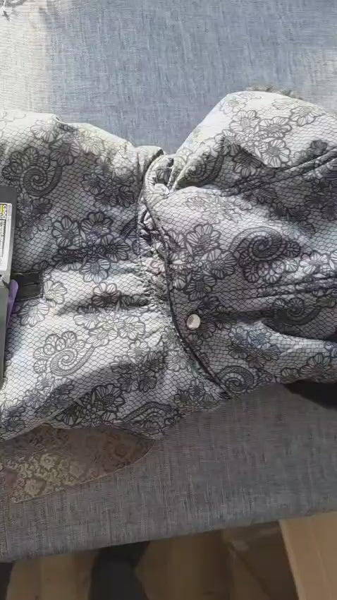 Elegante Premium-Hundejacke – Warm gefüttert mit Samtkragen - Schwarz