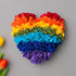 Schnüffelteppich Herz Rainbow 🌈 waagerecht  - Flokido