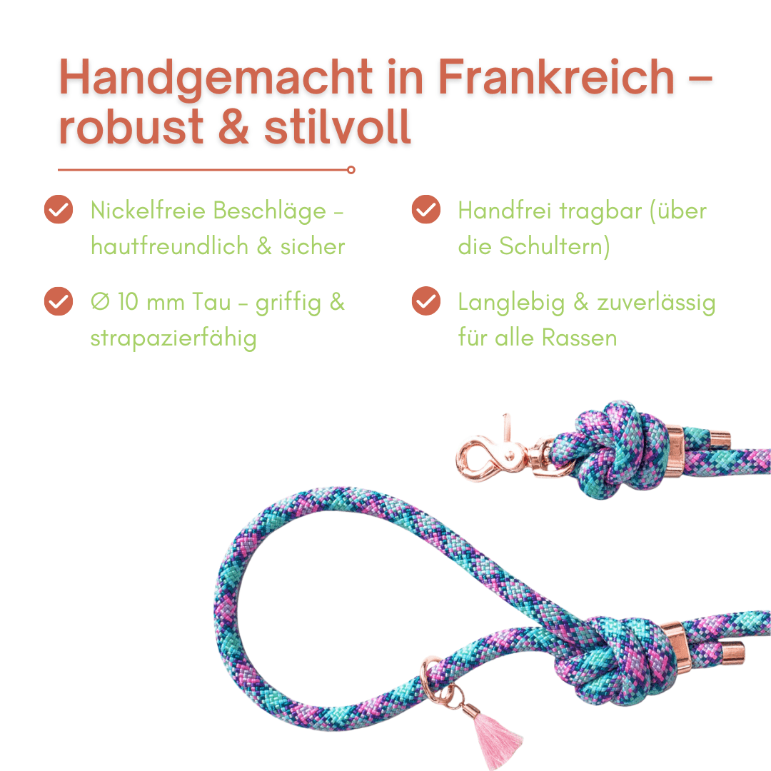 Schulterleine für Hunde (Freehands) „Chamallow“ - Pfotenlieblinge