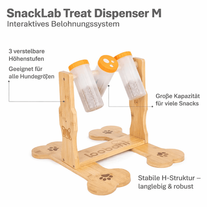 Snacklab Leckerli-Spender – Intelligenzspiel für Hunde - Flokido