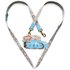Sparset: Halsband & Leine in Coral/Blau - Pfotenlieblinge