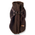 Teddyfleece-Hundemantel mit integriertem Geschir Espresso - Flokido